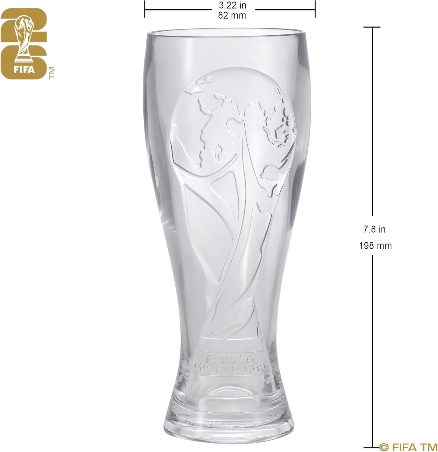 Official FIFA World Cup 2026 Edition — 17oz Shatterproof Pilsner Beer Cup