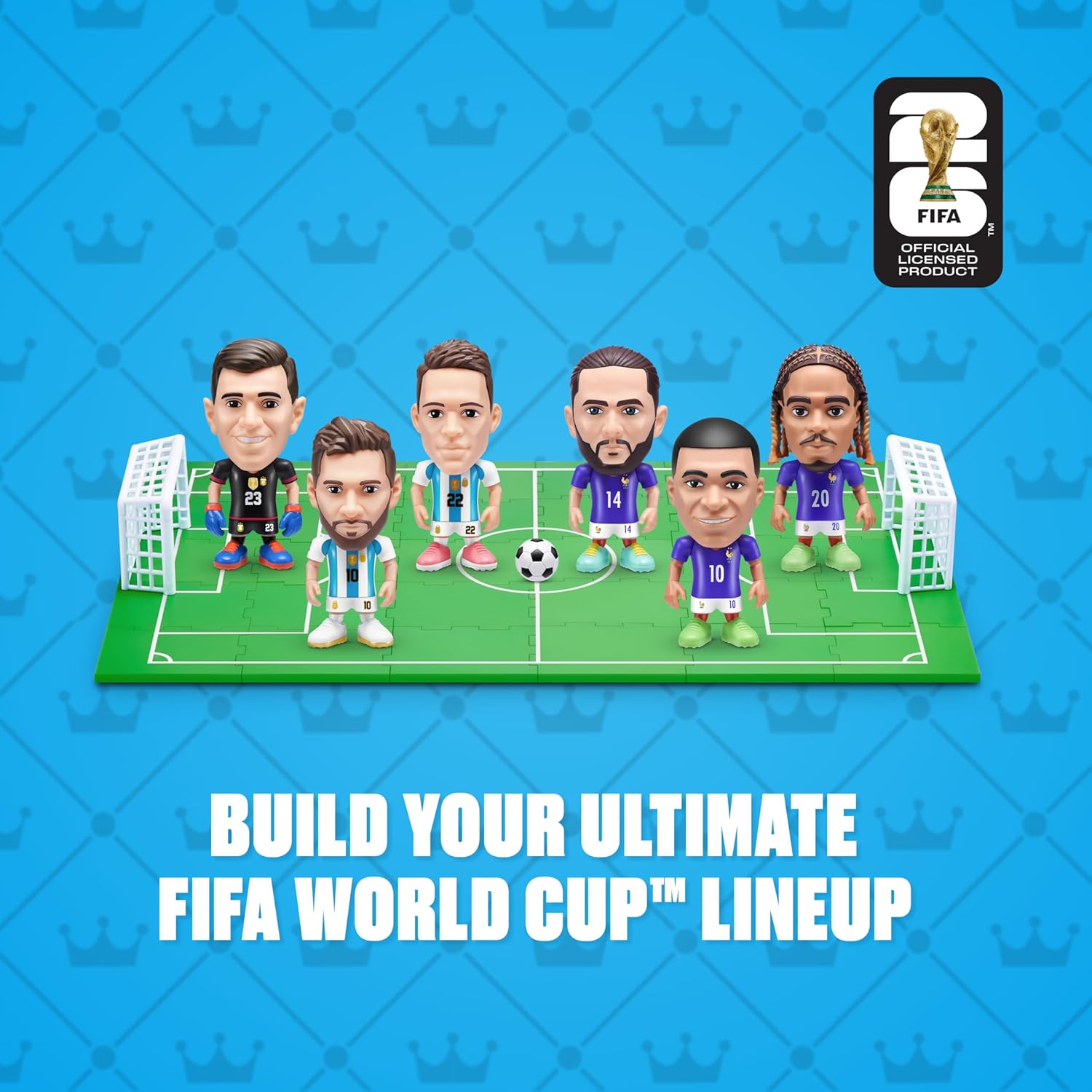 FIFA World Cup 2026™ Ballers Series 1 — 2 Pack by ZURU (Surprise Unboxing Collectible) — lifestyle view