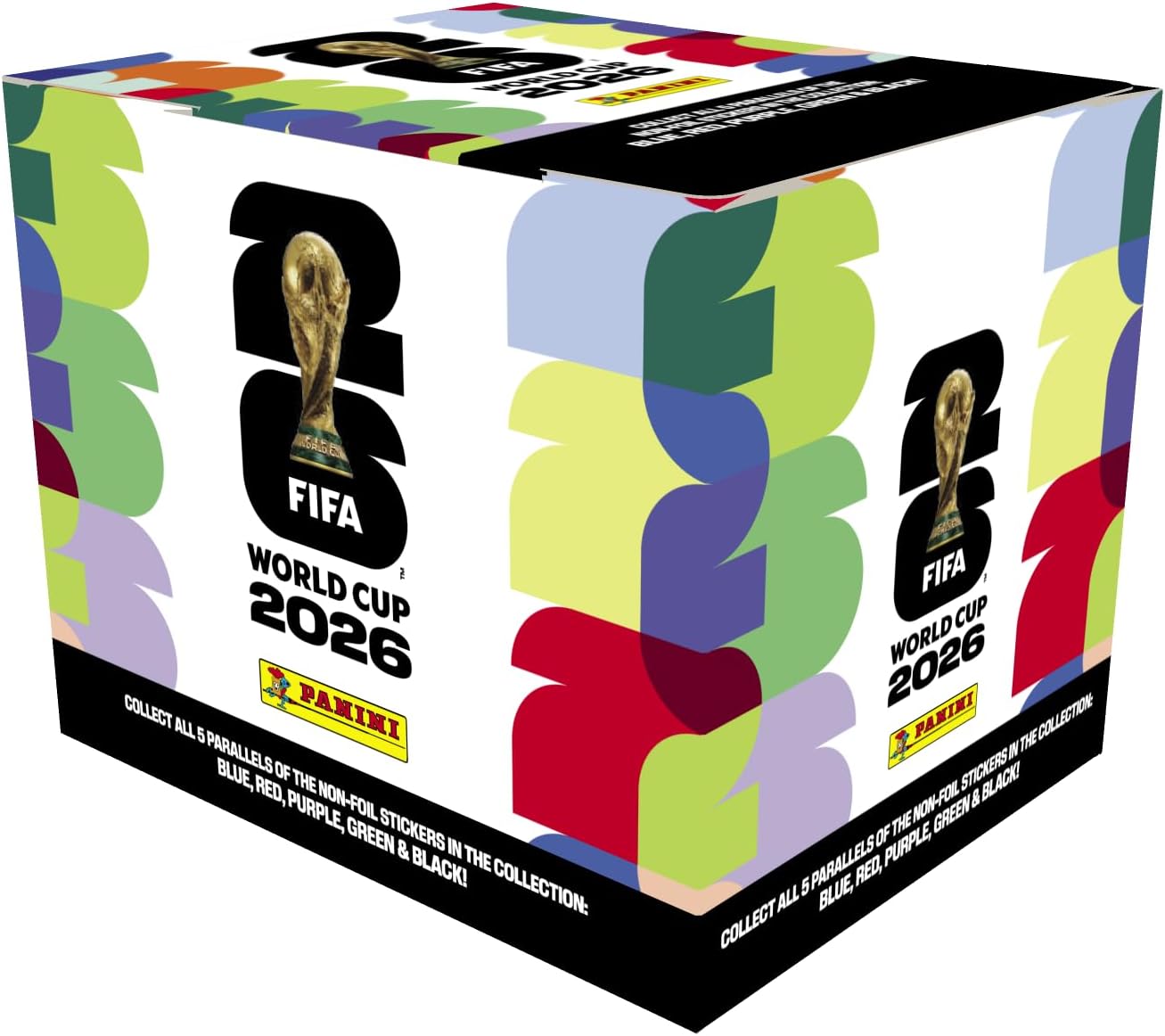 2026 Panini FIFA World Cup Sticker Collection Box — 50 Packs (Amazon Exclusive Orange Parallel)